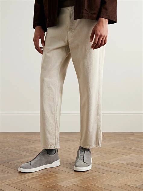 Zegna triple stitch